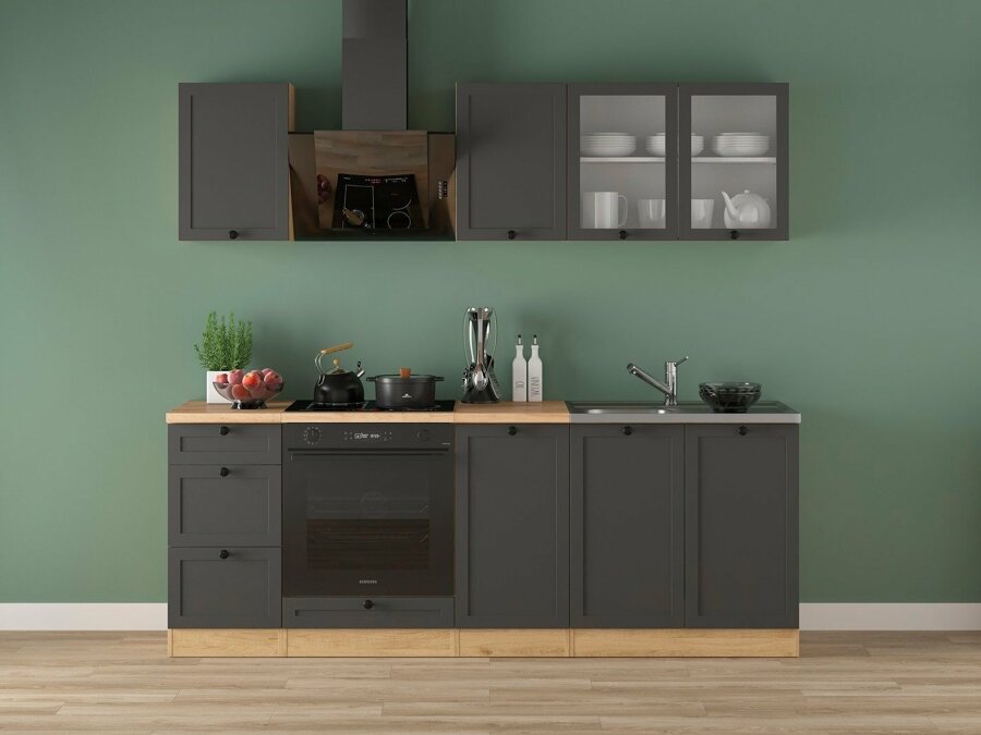 Eldhúslína Classic Grey Oak