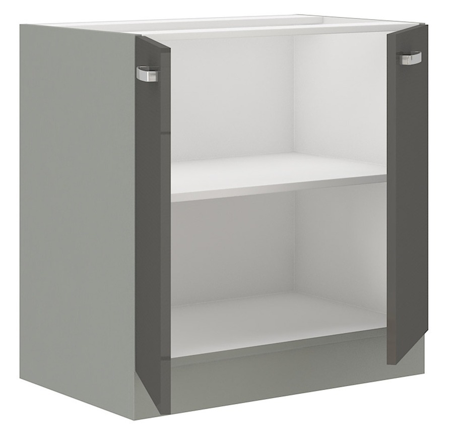 Skápaeining með hurðum Multi Grey 112
