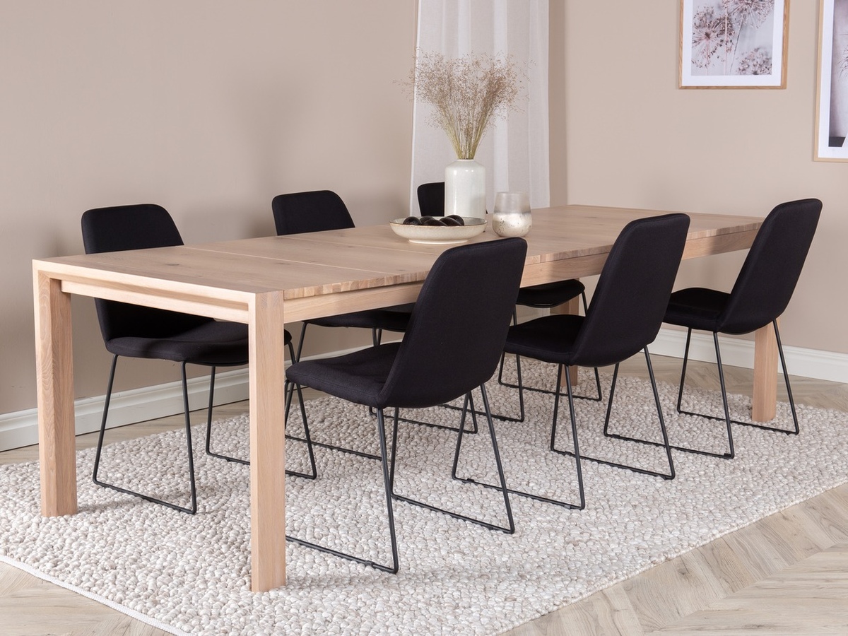 Borðstofusett Dallas 5027 (Eik)