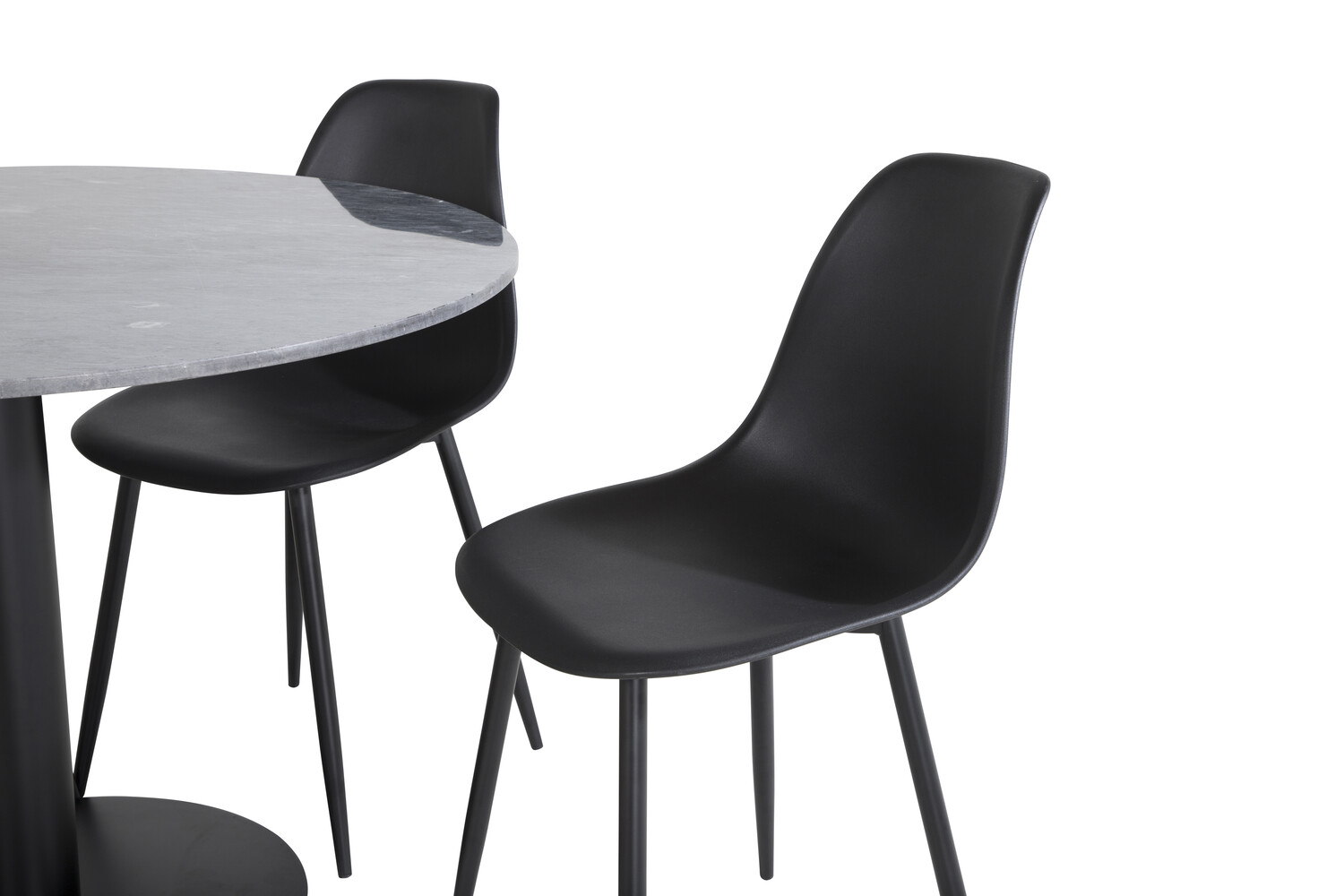 Borðstofusett Dallas 2630 (Svartur)