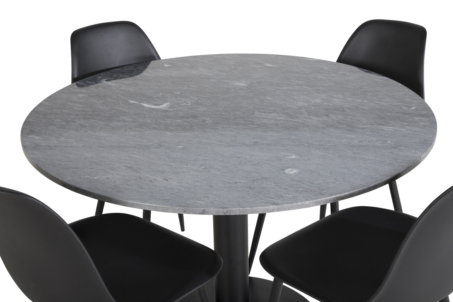 Borðstofusett Dallas 2630 (Svartur)