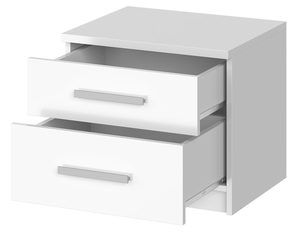 Svefnherbergissett Catromi 122 (Hvítur + Soft Pik 011)