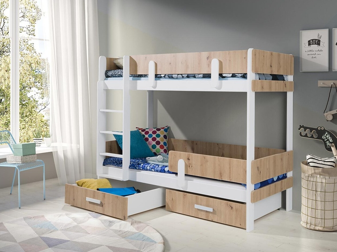 Koja Henderson 144 (Hvítur + Artisan-eik)