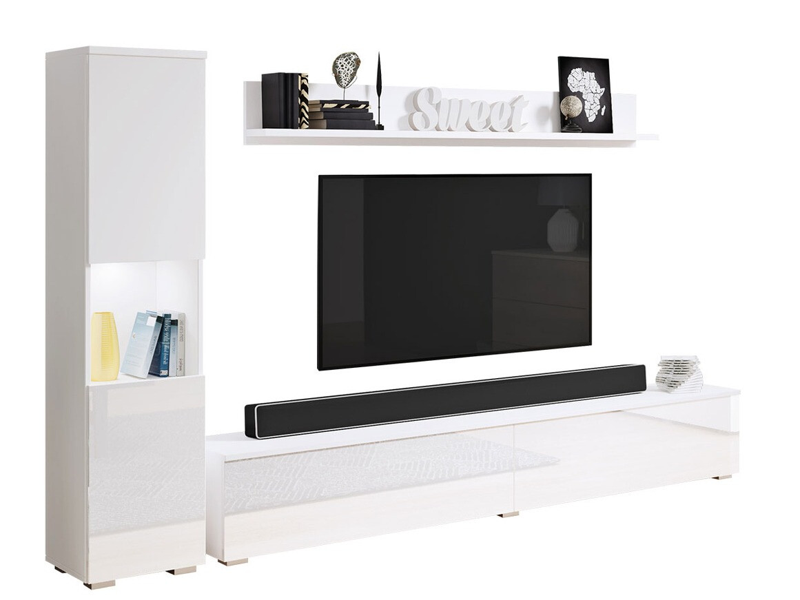 Stofusett Sarasota 130 (Hvítur + Hvítt háglans)