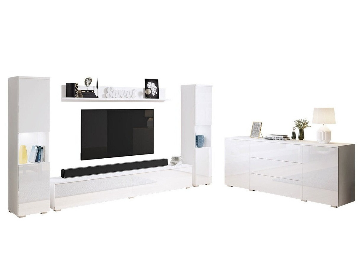 Stofusett Sarasota 133 (Hvítur + Hvítt háglans)