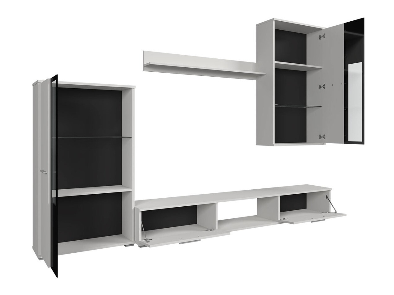 Stofusett Genio (Artisan-eik + Hvítur)