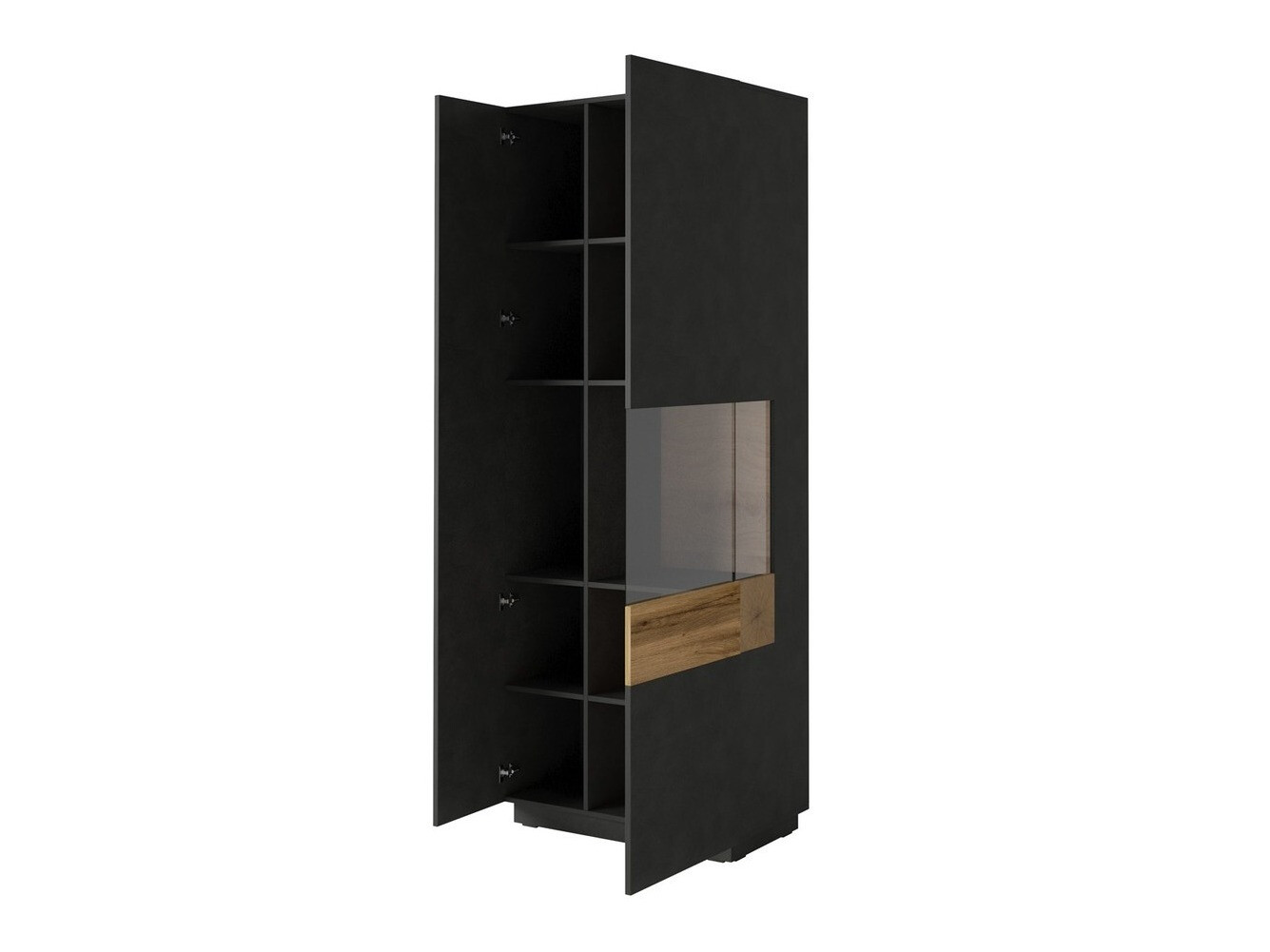 Stofusett Livlore 108 (Matera-grátt + Wotan-eik)