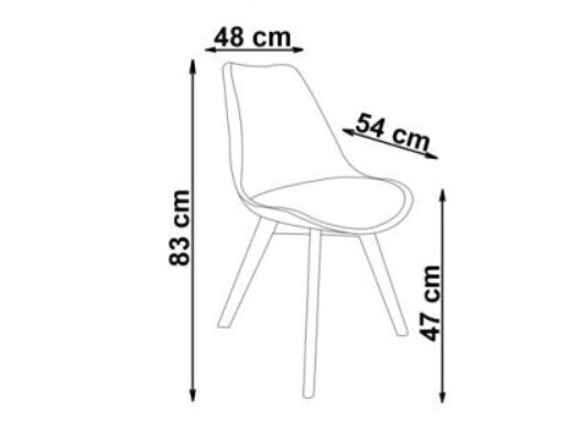 Stóll Houston 412 (Dökkgrænn + Ljós viður)