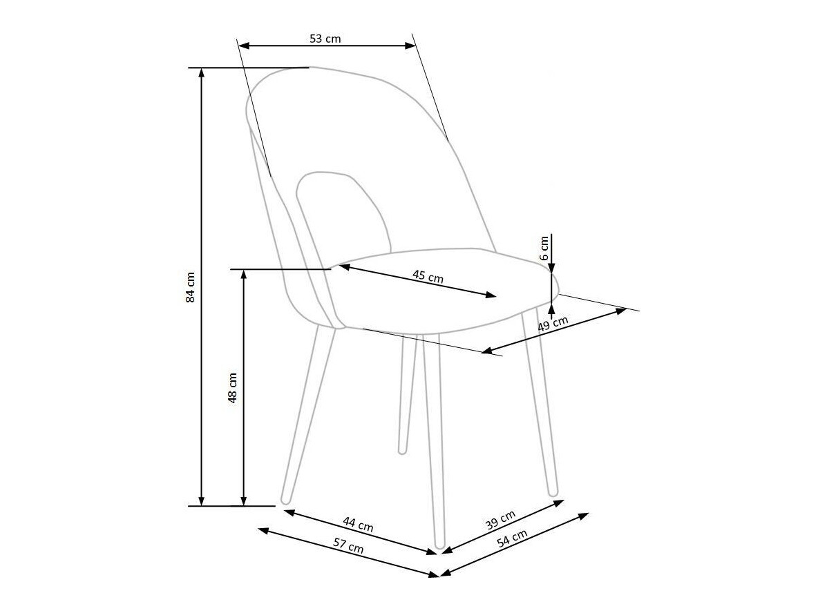 Stóll Houston 960 (Grár + Svartur)