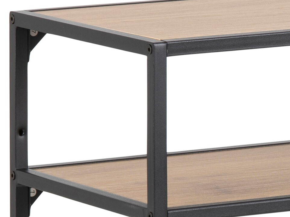 Console borð Norsica Sevferi 126 (Villt eik + Svartur)