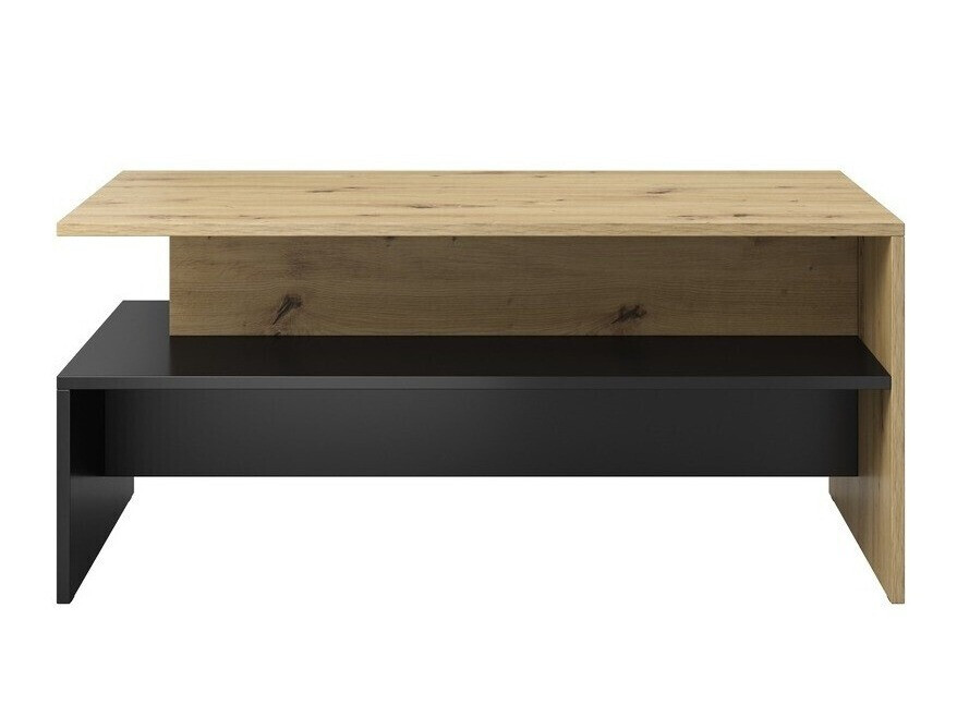 Sófaborð Serodeu 103 (Artisan-eik + Matt svart)