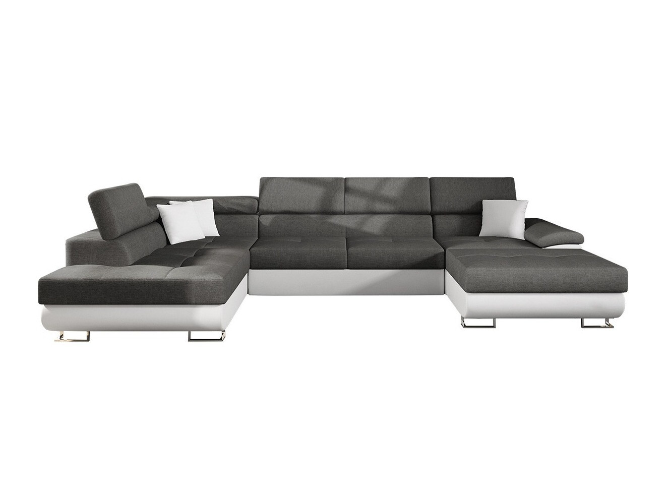 Horn­sófi Comfivo Ruta IV (Soft 017 + Lux 06 + Soft 017)