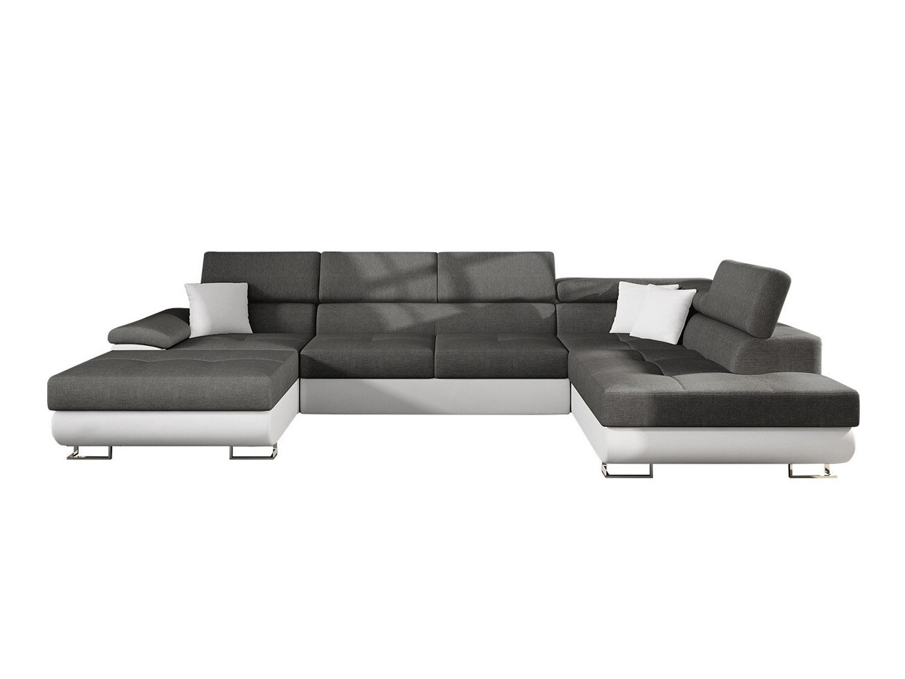 Horn­sófi Comfivo Ruta IV (Soft 017 + Lux 06 + Soft 017)