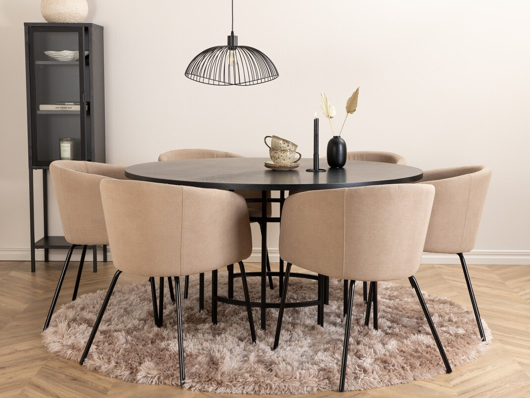 Stóll Dallas 2603 (Beige + Svartur)