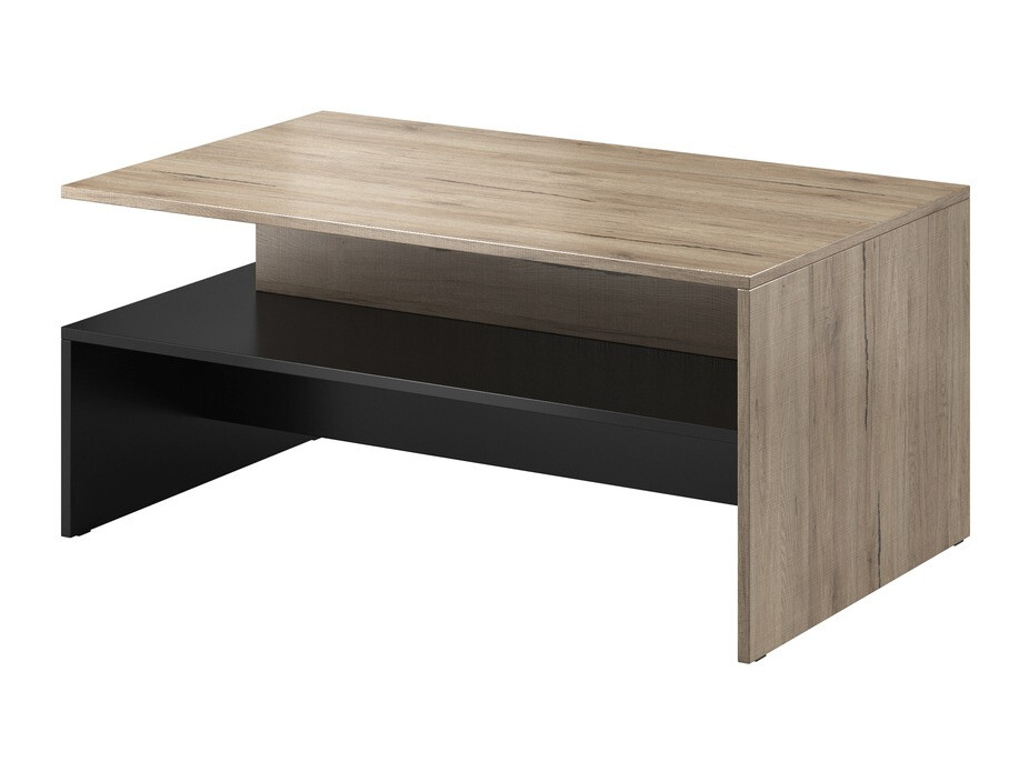 Sófaborð Serodeu 103 (San Remo-eik + Svartur)