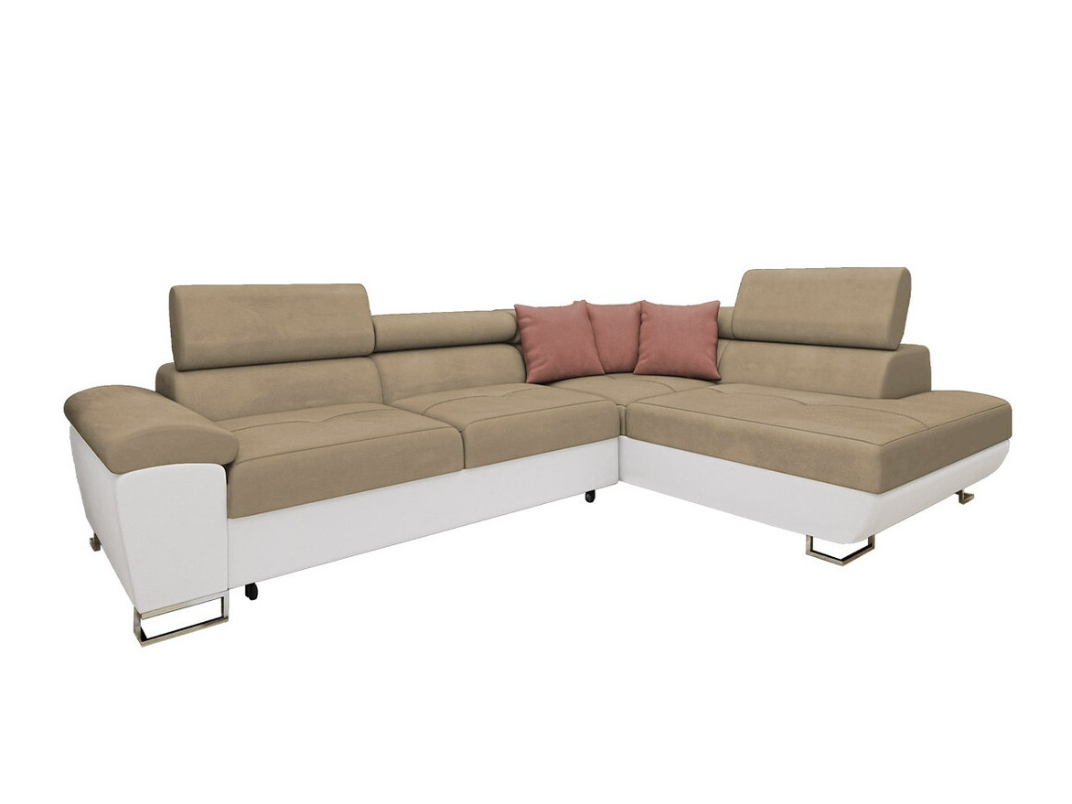 Horn­sófi Comfivo Ruta II (Soft 017 + Uttario Velvet 2979 + Uttario Velvet 2955)