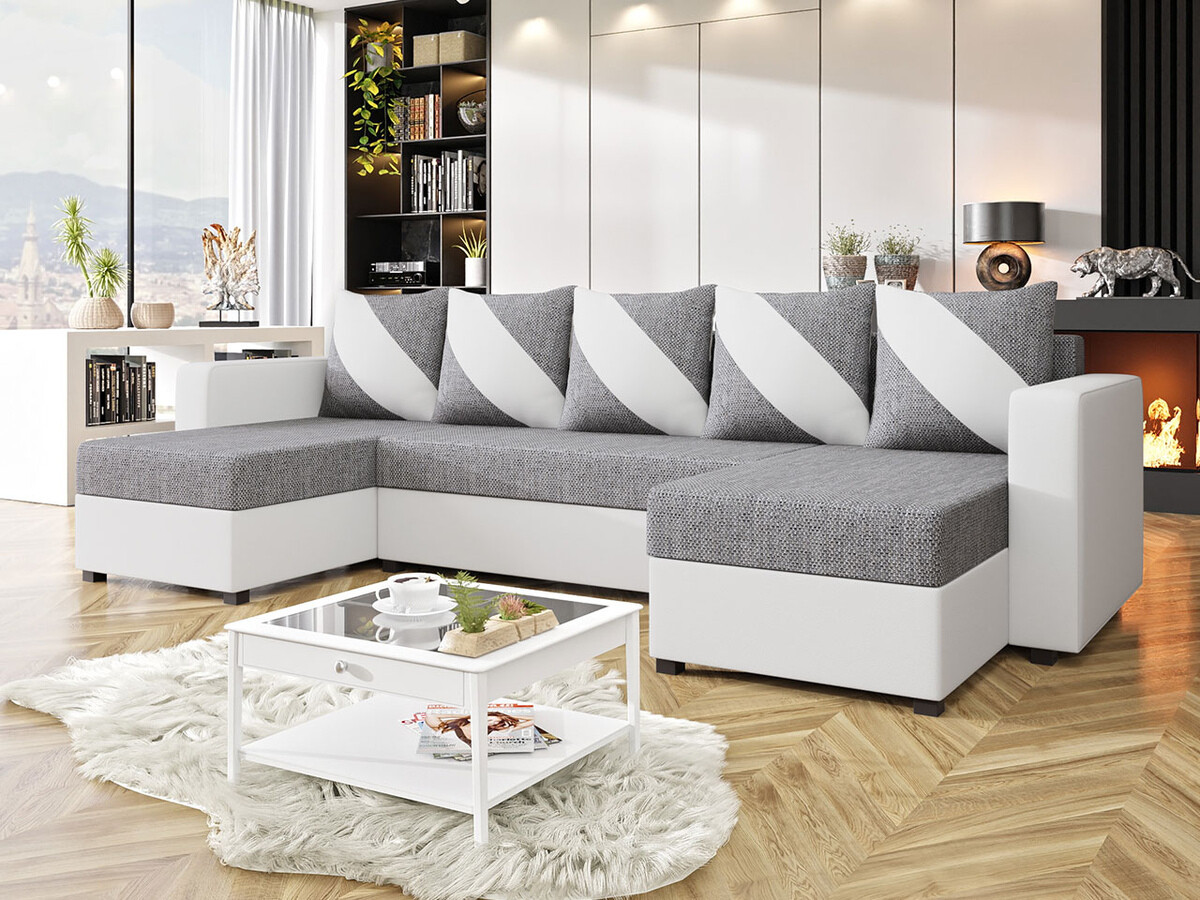 Horn­sófi Memphis 121 (Soft 017 + Lawa 05)