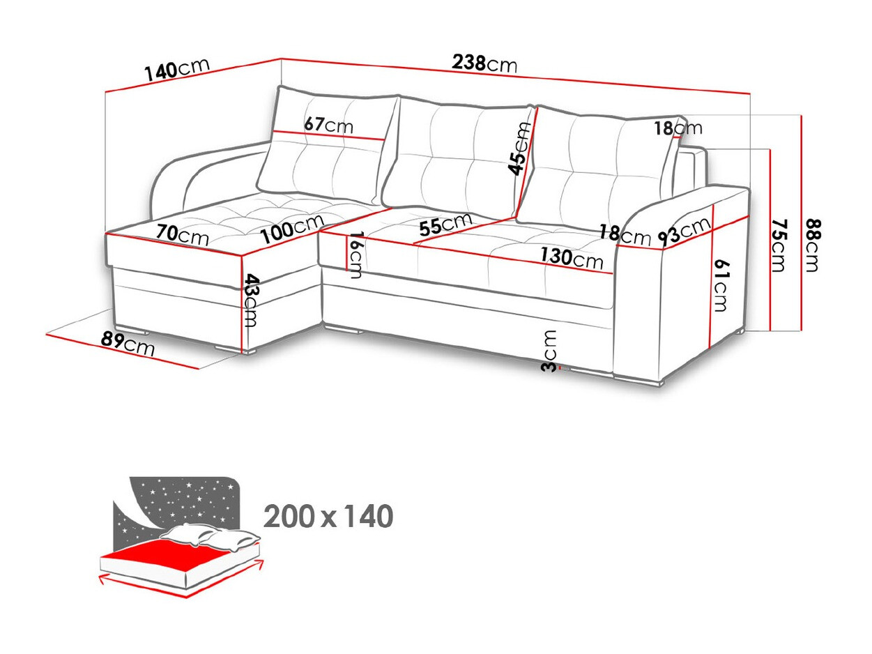 Horn­sófi Boulder 101 (Malmo 90 + 1114/60)
