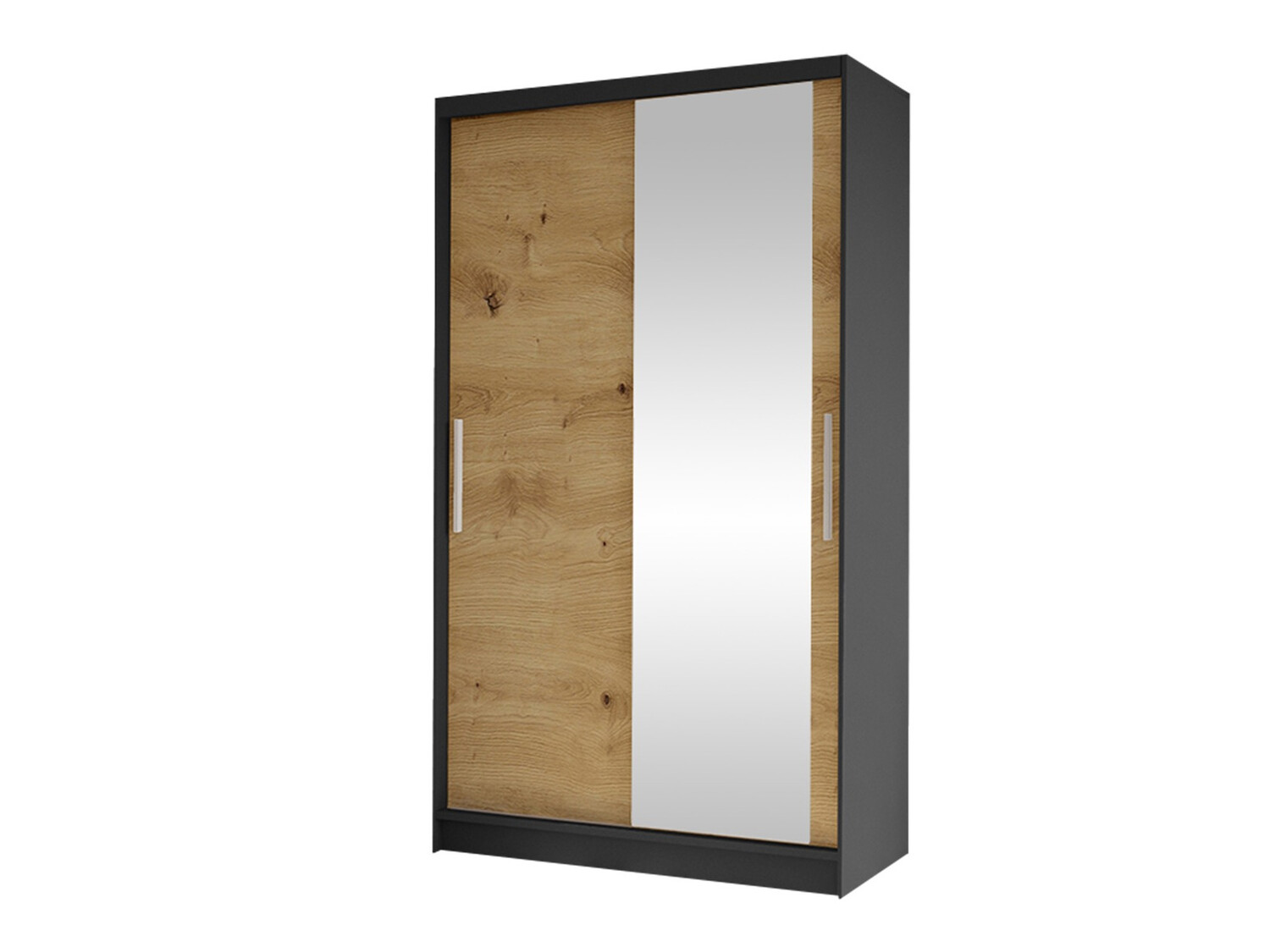 Fataskápur Closico Structor VI (Svartur + Artisan-eik)