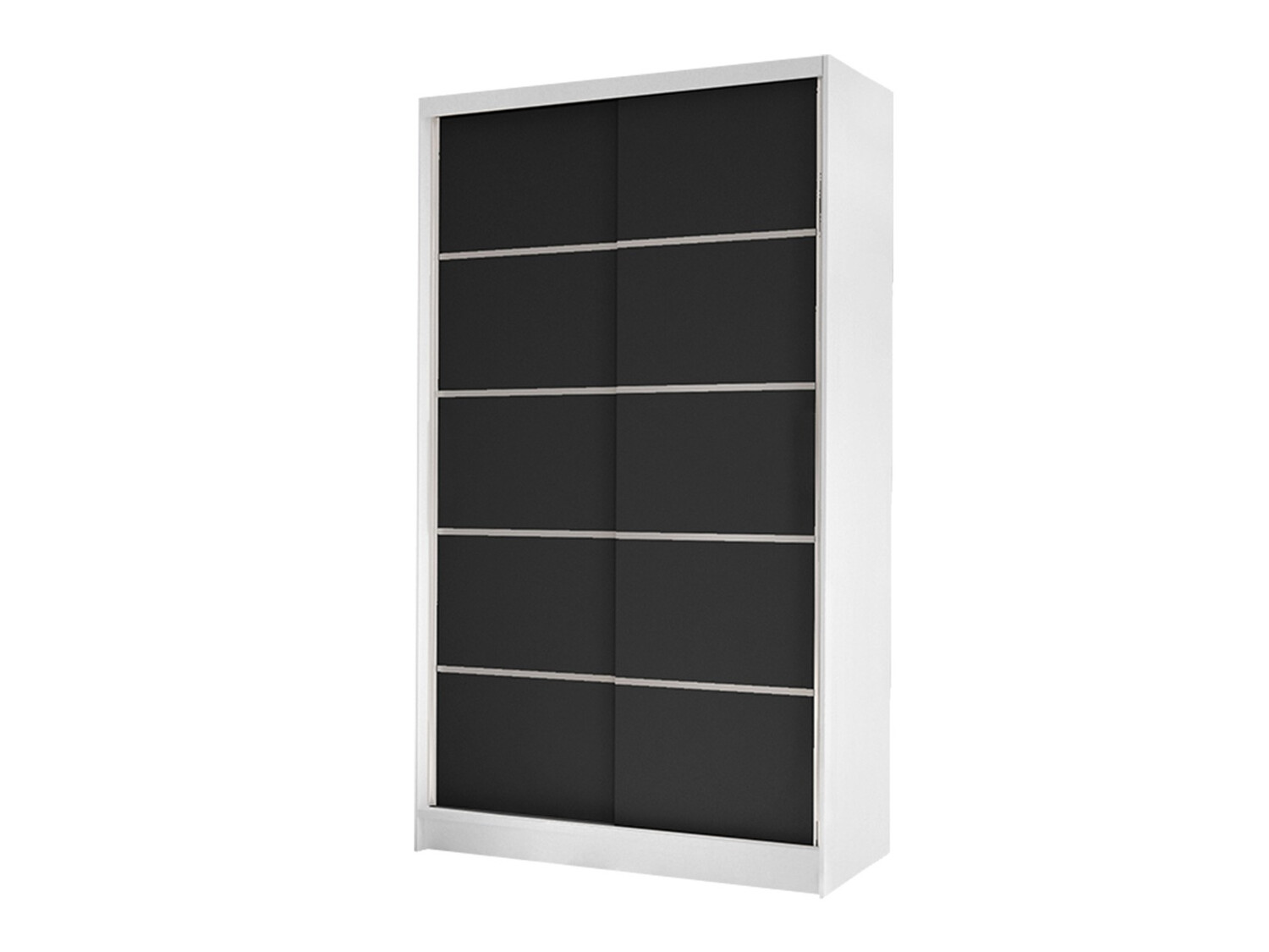 Fataskápur Closico Fractor IV (Hvítur + Svartur)