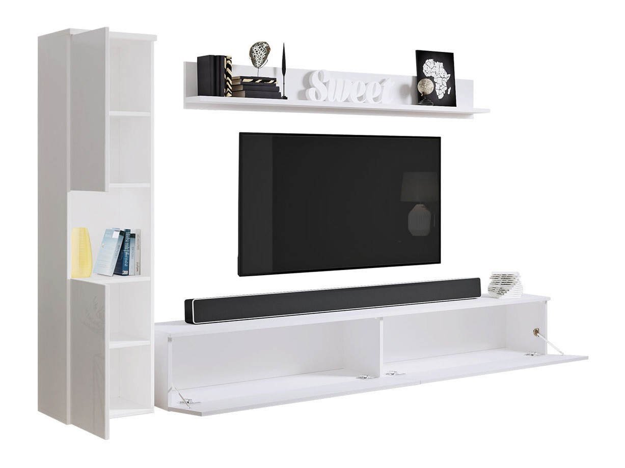 Stofusett Sarasota 130 (Hvítur + Hvítt háglans)