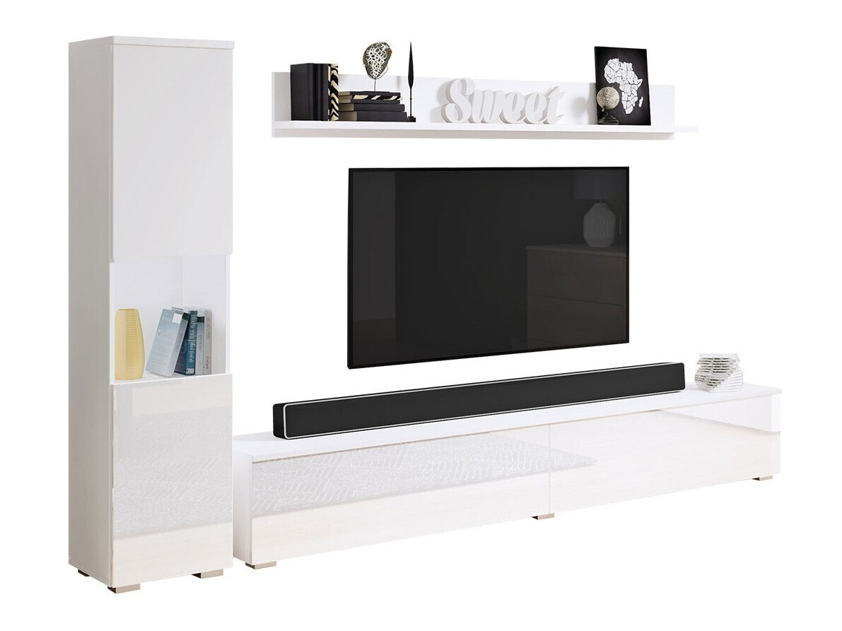Stofusett Sarasota 130 (Hvítur + Hvítt háglans)