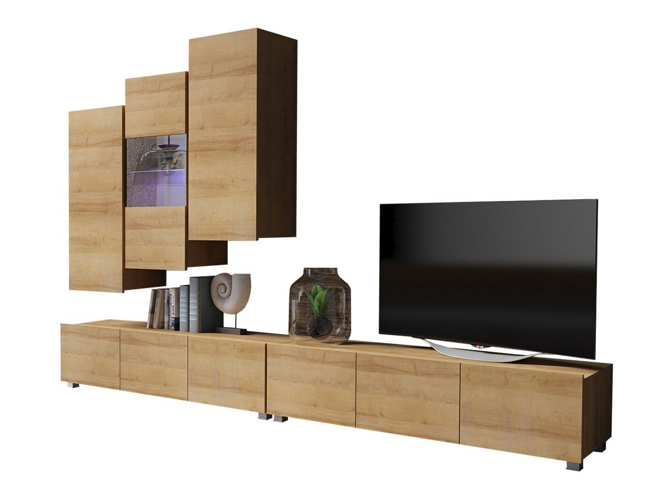 Stofusett Remus XVII (Gyllt eik)