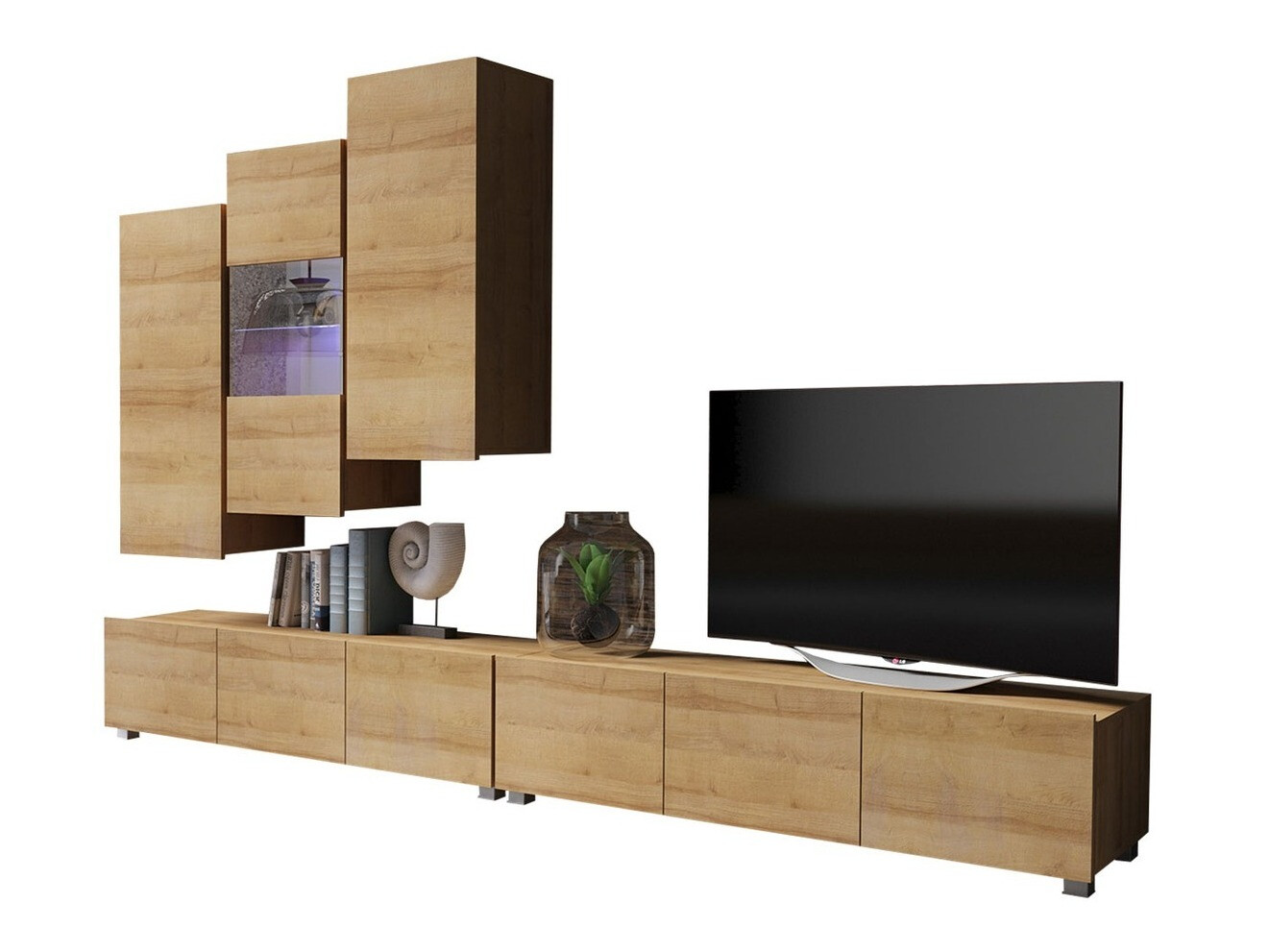 Stofusett Remus XVII (Gyllt eik)