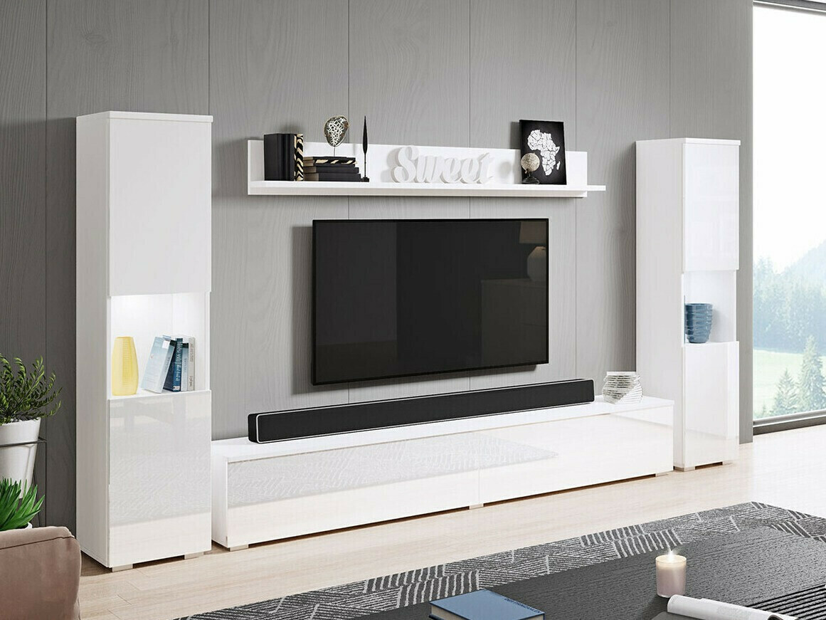Stofusett Sarasota 131 (Hvítur + Hvítt háglans)