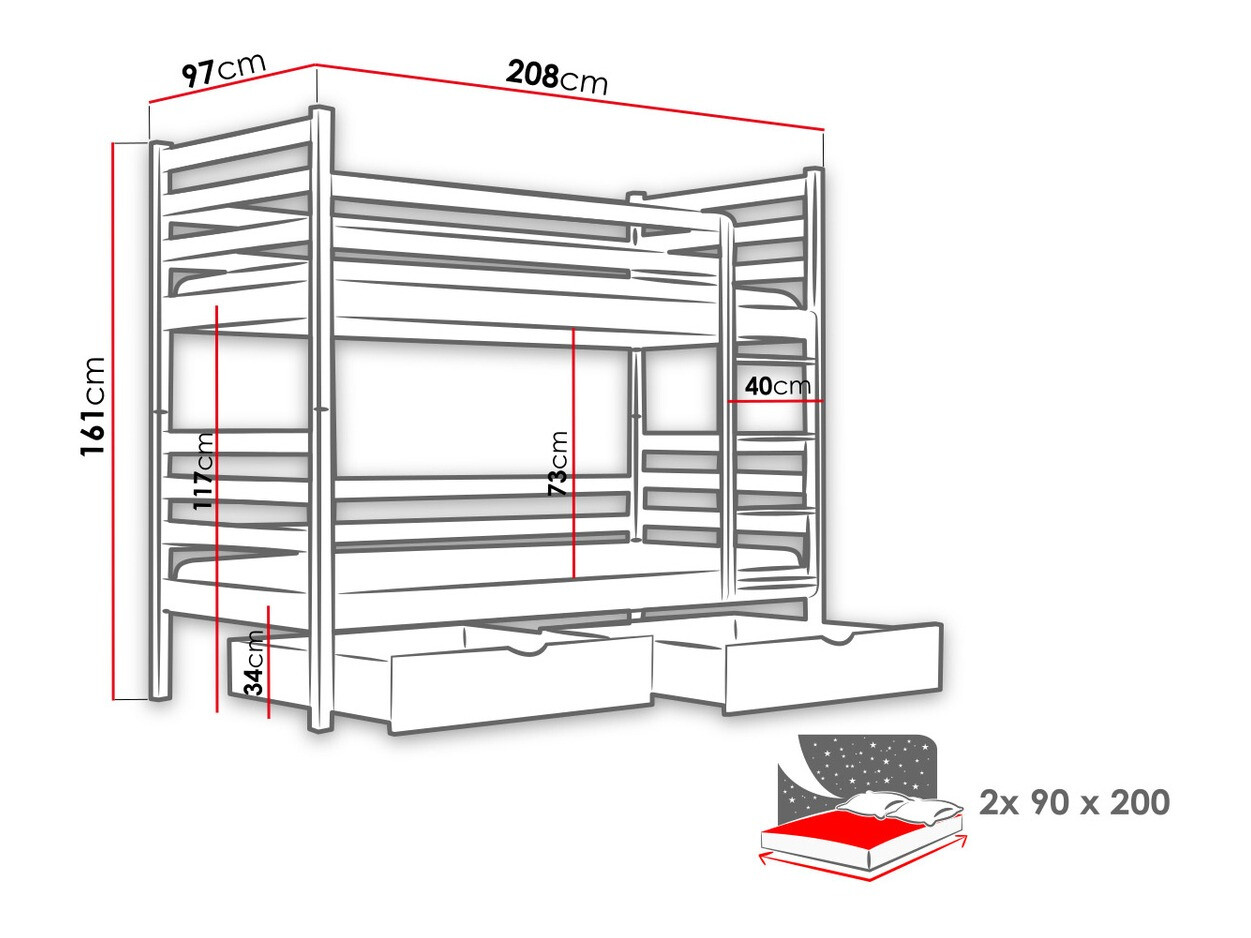Koja Vista 101 (Hvítur)