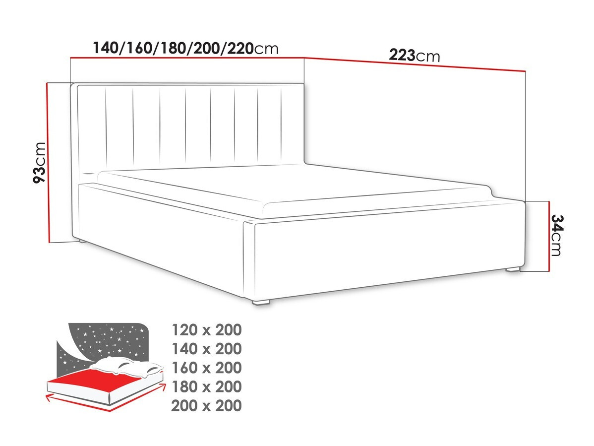 Rúm Pomona 109 (Victoria 14 867)