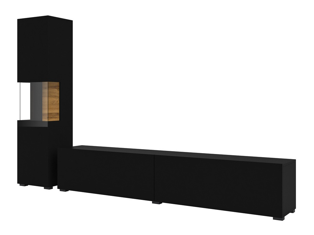 Stofusett Revmiru 105 (Svartur + Wotan-eik)