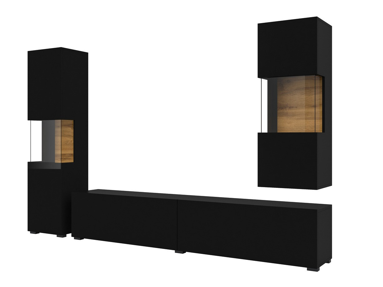 Stofusett Revmiru 106 (Svartur + Wotan-eik)