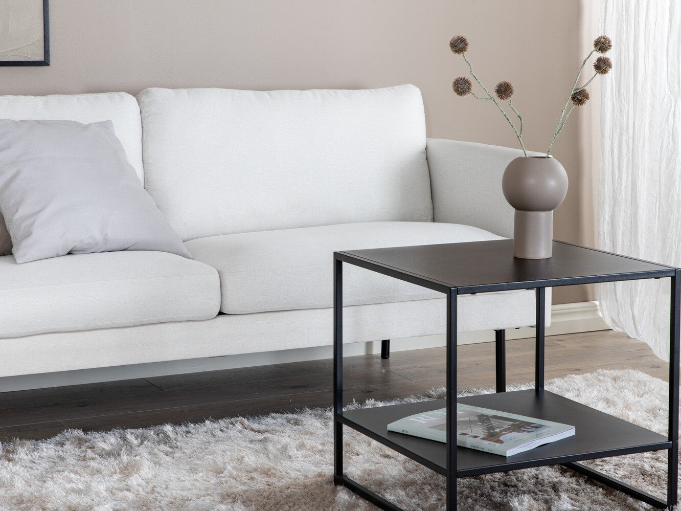 Sófi Fercame 100 (Beige + Svartur)