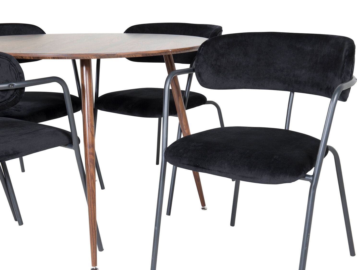 Borðstofusett Dallas 285 (Valhneta)