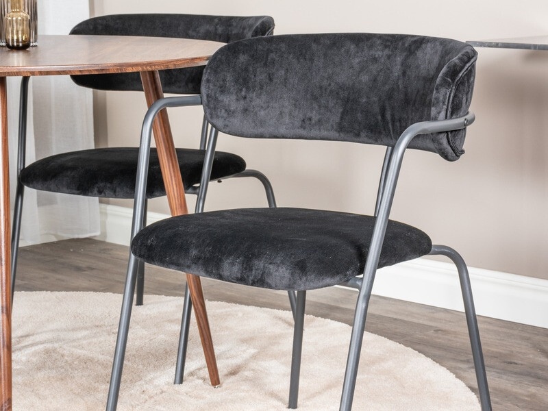 Borðstofusett Dallas 285 (Valhneta)