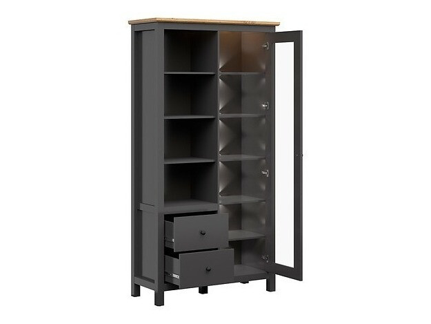 Stofusett Sordoro 125 (Grafít + Artisan-eik)