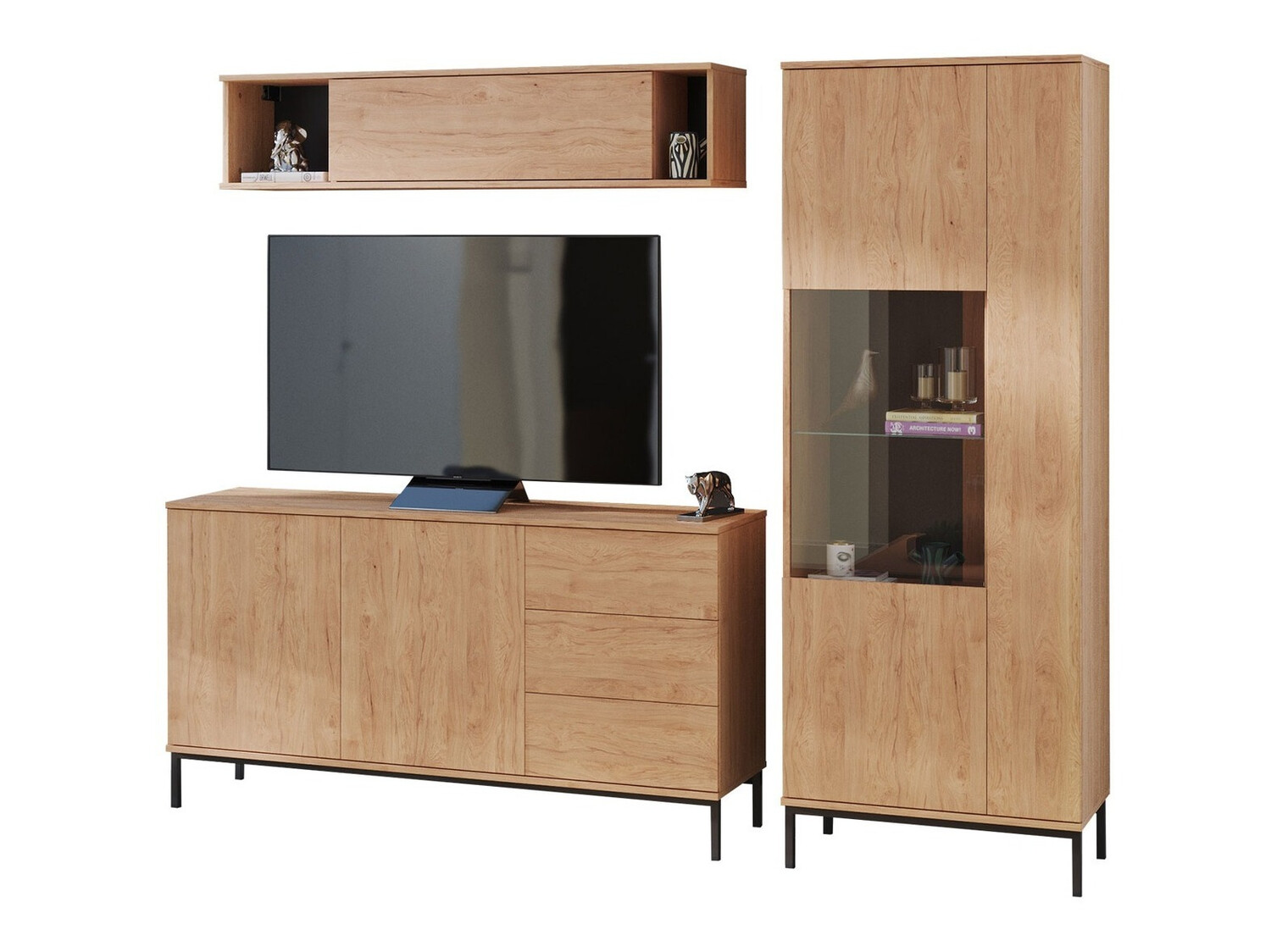 Stofusett Lomsore 110 (Ljós viður)