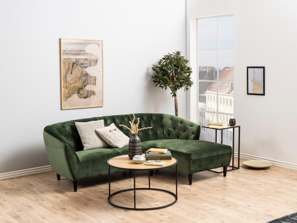 Sófaborð Norsica Sevferi 188 (Svartur + Villt eik)