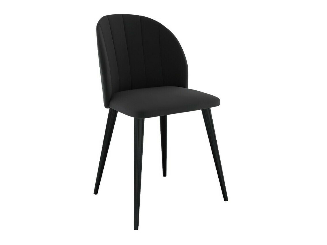 Borðstofusett Racine 127 (Svartur + Magic Velvet 2219)