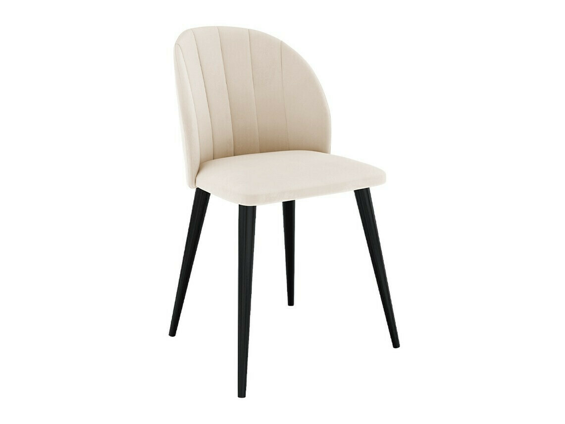 Borðstofusett Racine 127 (Svartur + Magic Velvet 2250)
