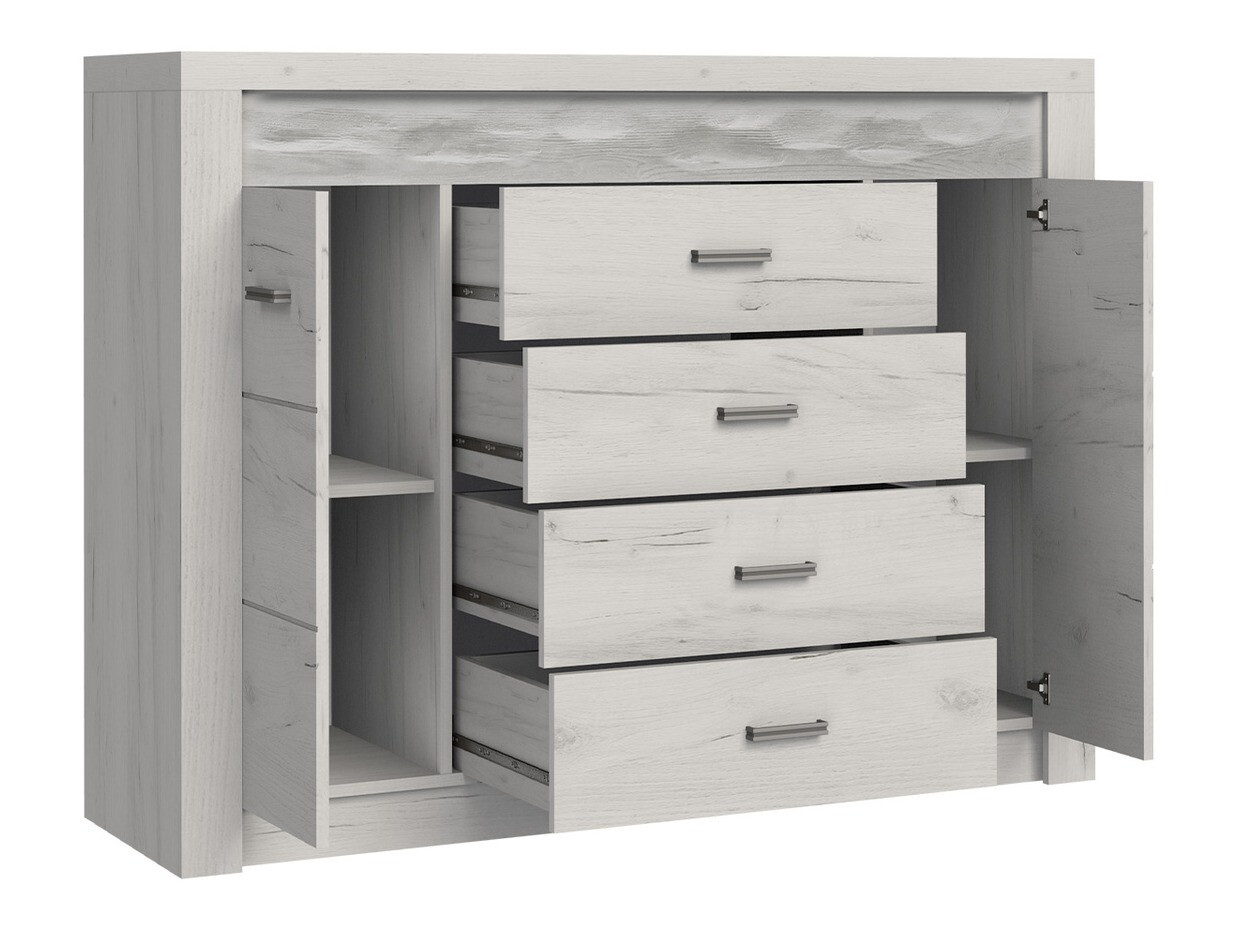 Kommóða Serfeno 104 (Dökkur askur)