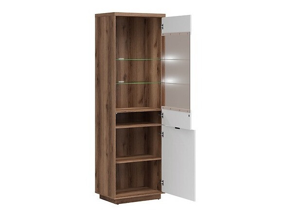 Stofusett Fivale 113 (Dökk Delano-eik + Hvítt háglans)