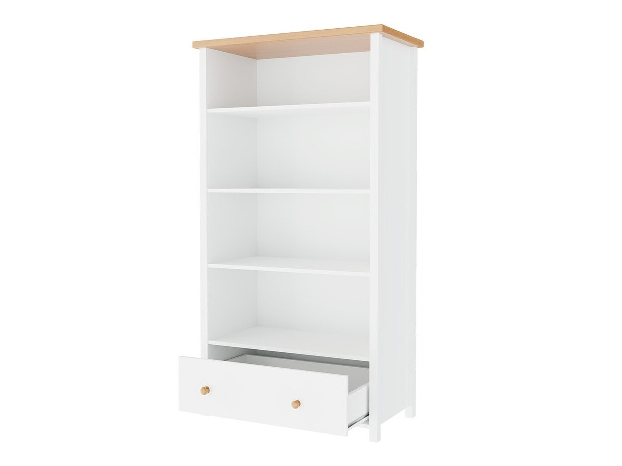 Bókahilla Romelbo 142 (Hvítur + Eik)