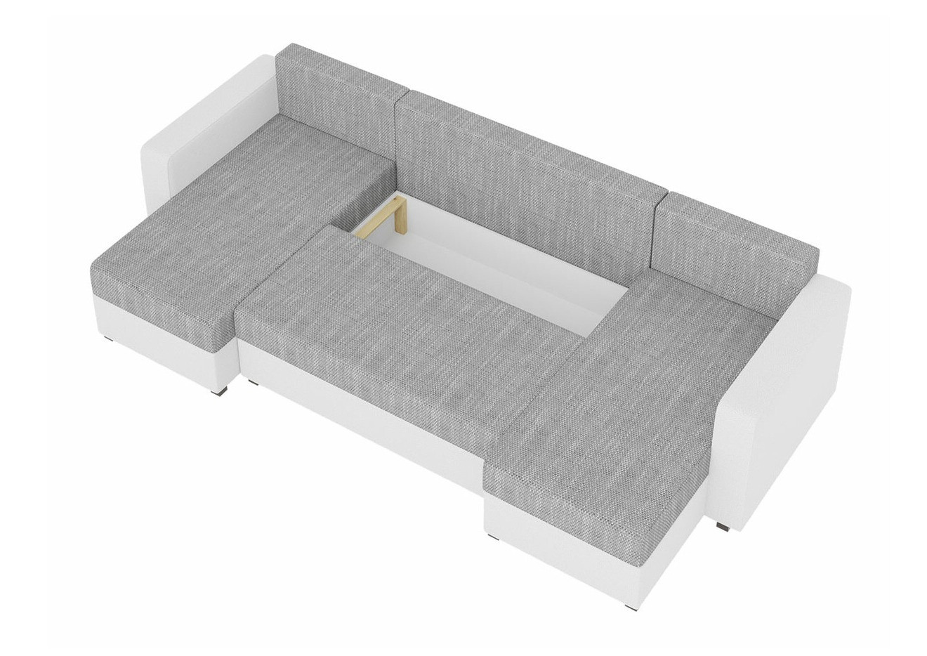 Horn­sófi Memphis 121 (Soft 017 + Lawa 05)