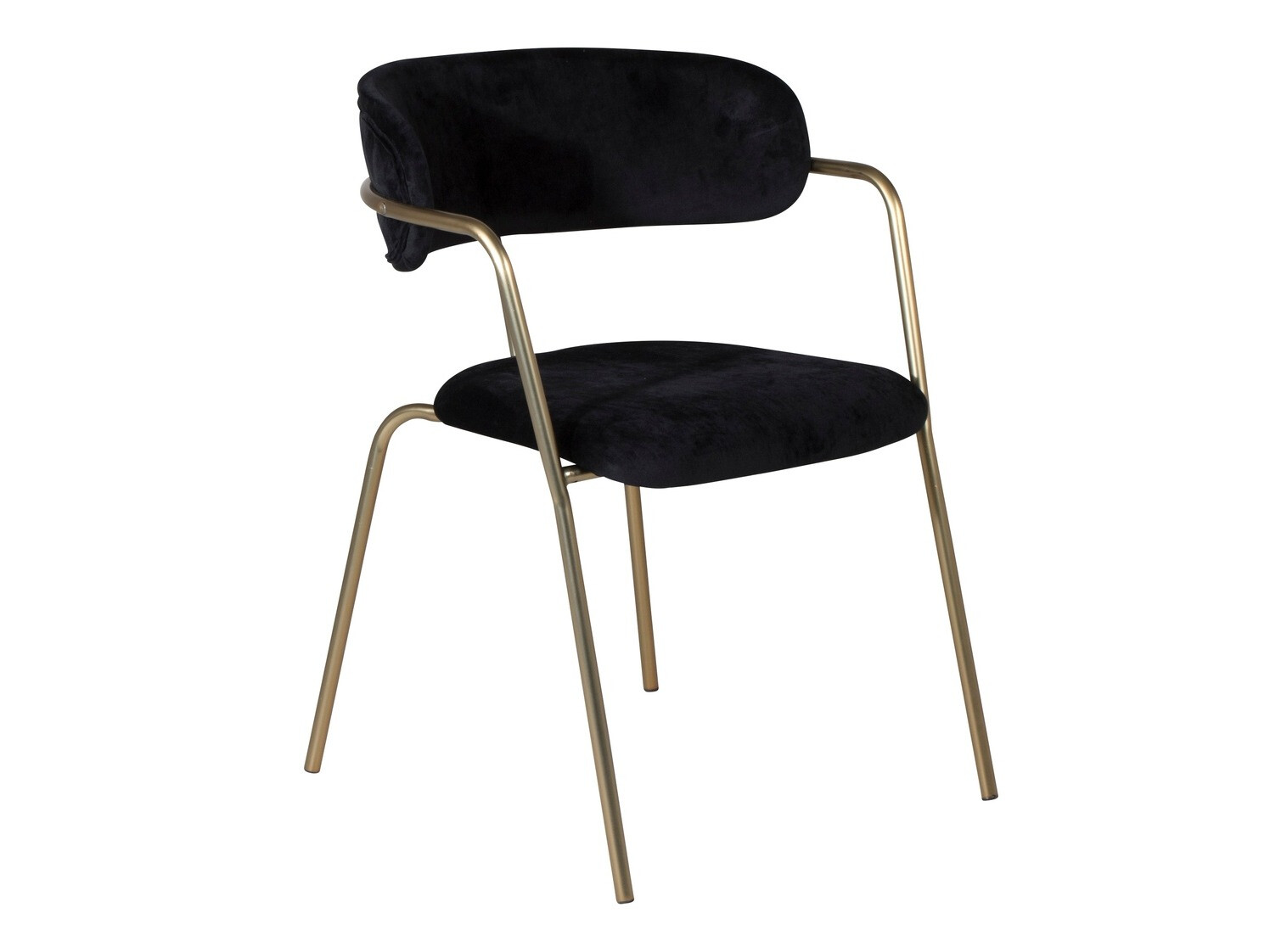 Stóll Dallas 108 (Svartur + Messing)