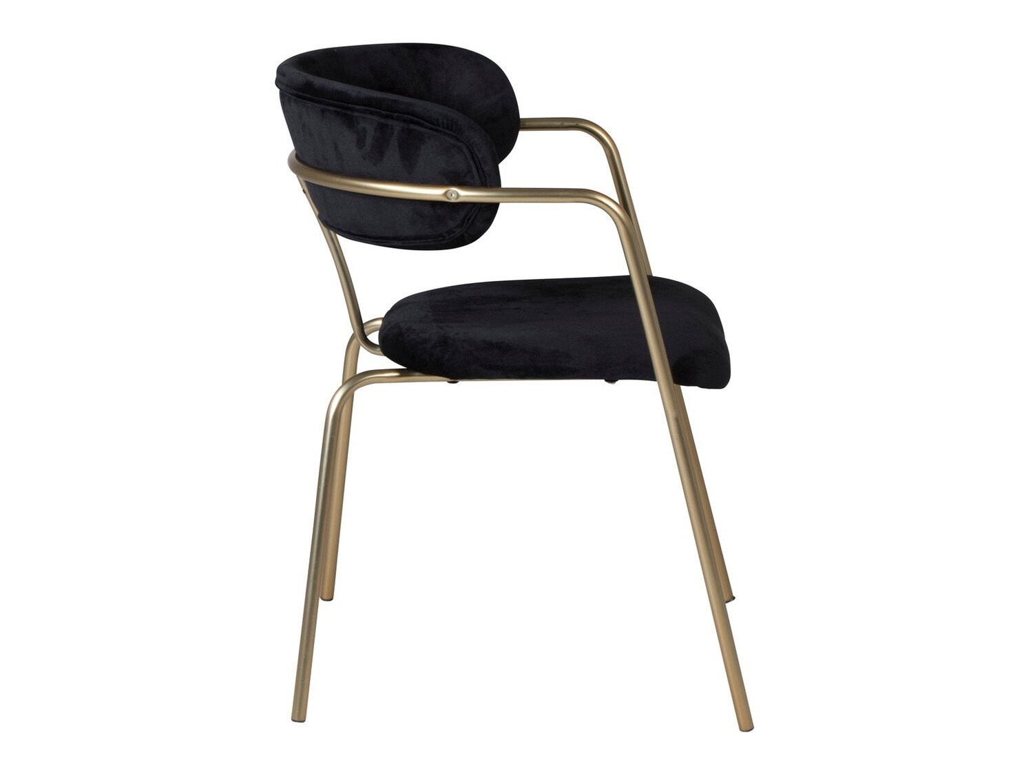 Stóll Dallas 108 (Svartur + Messing)