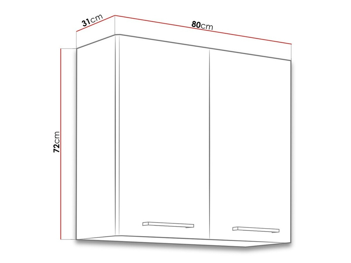 Skápaeining á vegg Wood Grey 121