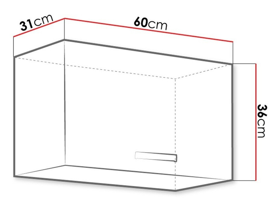 Skápaeining á vegg Multi White 113