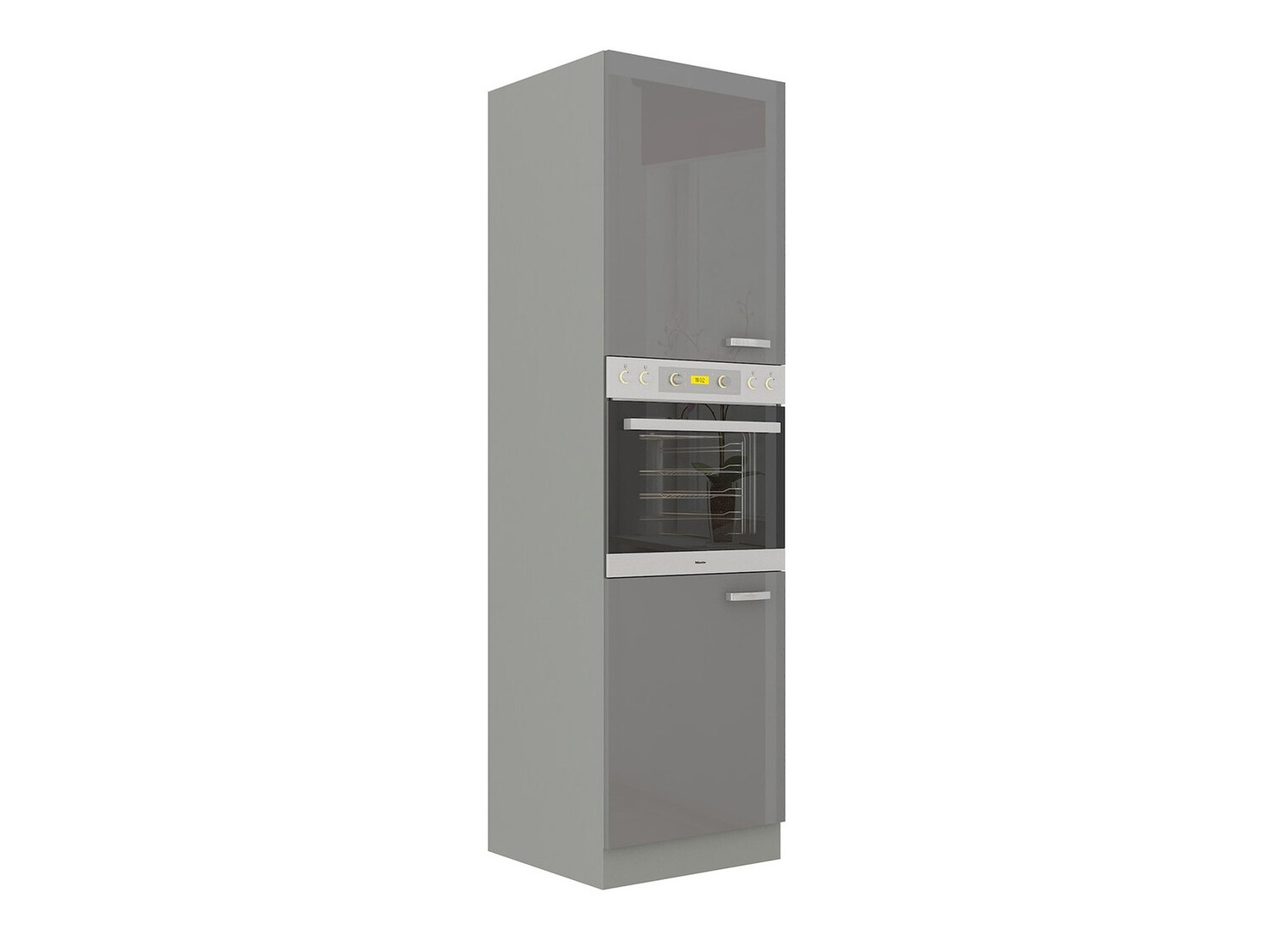 Skápaeining fyrir innbyggð tæki Multi Grey 100